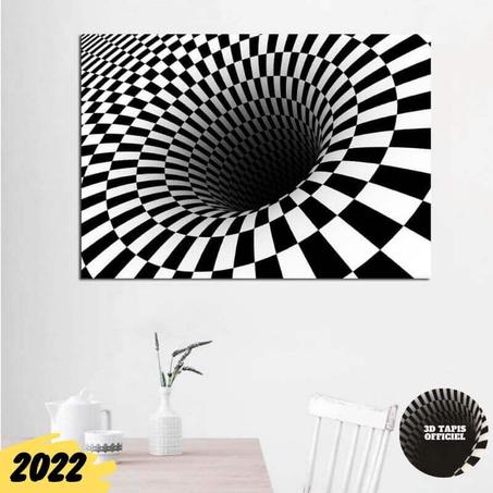 3D Tapis Officiel™-Tableau décoratif mural en vortex illusion 3D-3DTA001