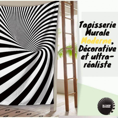 3D Tapis Officiel™-Tapisserie suspendue en tissu mural décoratif- illusion  effet 3D SXXIV