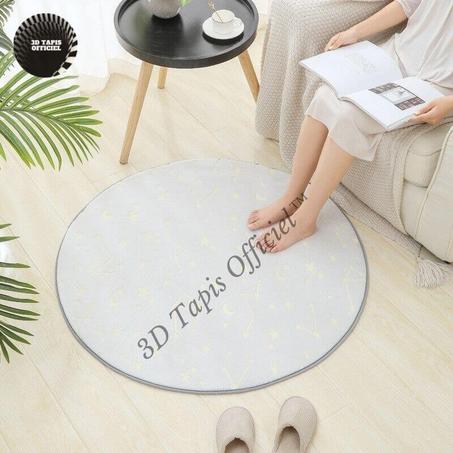Tapis rond brillant motif lumineux astrologique, brille dans la nuit -3D Tapis Officiel™