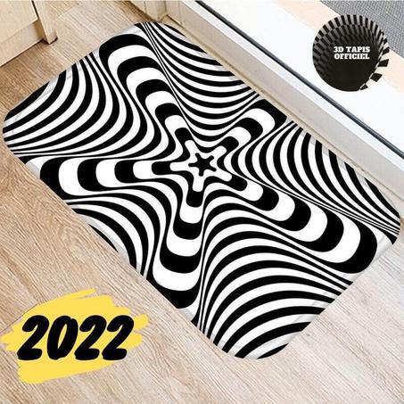 3D Tapis Officiel™-Paillasson vortex illusion 3D personnalisable pour intérieur et extérieur-SVIX