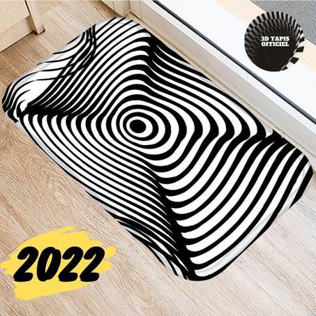 3D Tapis Officiel™-Paillasson vortex illusion 3D personnalisable pour intérieur et extérieur-SIV