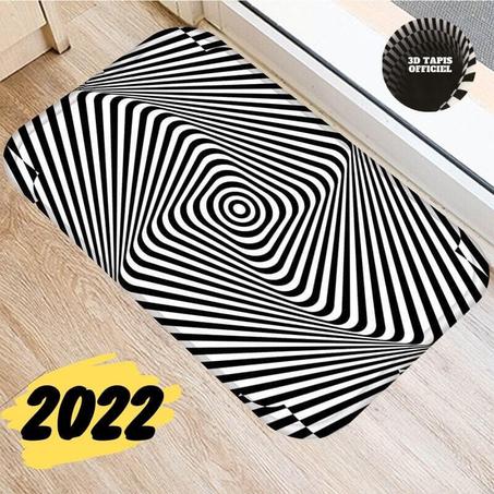 3D Tapis Officiel™-Paillasson vortex illusion 3D personnalisable pour intérieur et extérieur-SIII