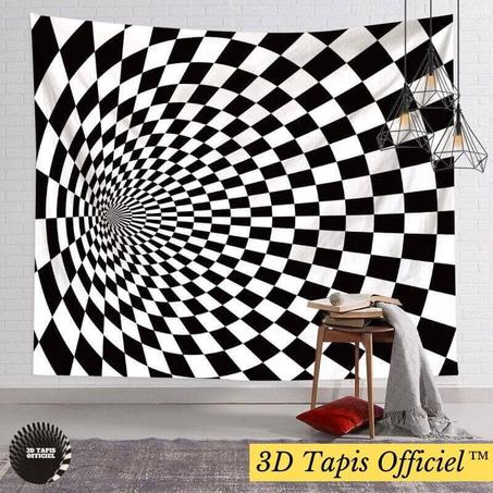 1 acheté+1 offert Tapisserie murale suspendue en vortex illusion 3D Style IX