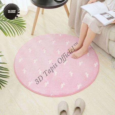 Tapis rond brillant motif lumineux Cheval, brille dans la nuit -3D Tapis Officiel™