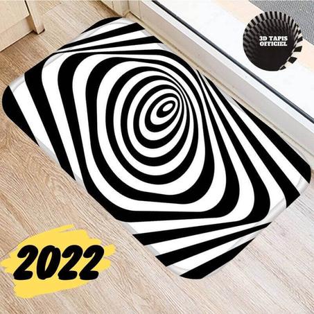 3D Tapis Officiel™-Paillasson vortex illusion 3D personnalisable pour intérieur et extérieur-SVIII