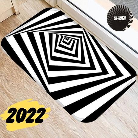 3D Tapis Officiel™-Paillasson vortex illusion 3D personnalisable pour intérieur et extérieur-SVII