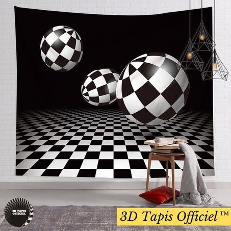 1 acheté+1 offert Tapisserie murale suspendue en vortex illusion 3D Style XII