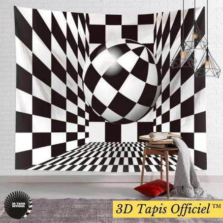 3D Tapis Officiel™-Tapisserie suspendue en tissu mural décoratif- illusion  effet 3D SXXIV