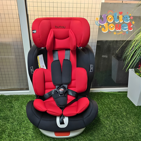 مقعد سيارة بورباي الدوّار 360° مع نظام ISOFIX
