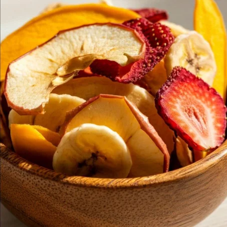 فواكه مجففة بالتبريد🍎🍌🍐🍓