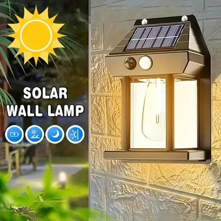 🌙 Solar Motion Sensor Wall Light – Security That Powers Itself!