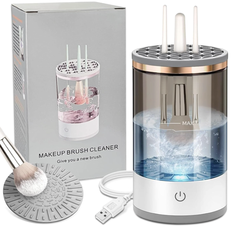 منظف فرش المكياج الكهربائي