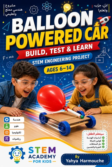 Balloon Powered Car Build, Test & Learn