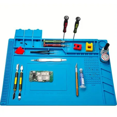 Tapis de Travail en Silicone magnétique et Résistant à la Chaleur - Votre Atelier de Précision