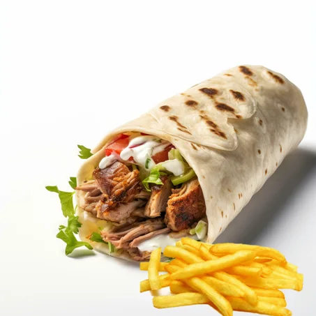 Chawarma + frites / شوارما بالفريت