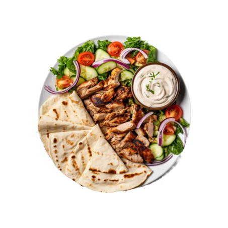 Chawarma plat + frites /طبق شوارما بالفريت
