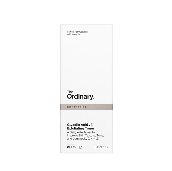 Tonique Exfoliant à l'Acide Glycolique 7% - Lotion Exfoliante 240 ml The ordinary