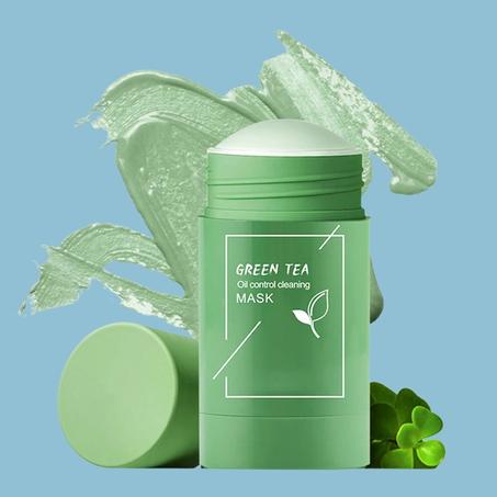 قناع الطين لترطيب حب الشباب قناع الشاي الأخضر