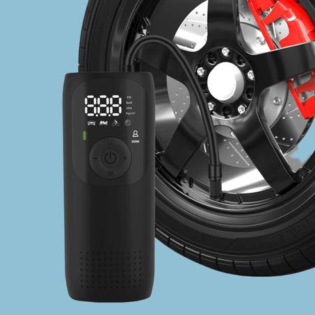 مضخة هواء محمولة لنفخ اطارات السيارات