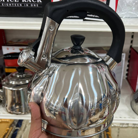 إبريق شاي اينوكس بصفارة