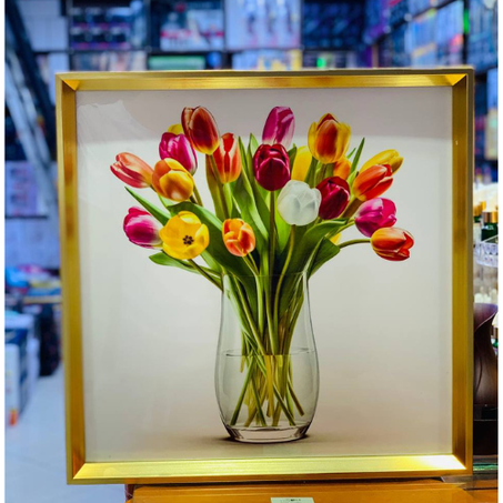 لوحة فنية زهور التوليب 40/40