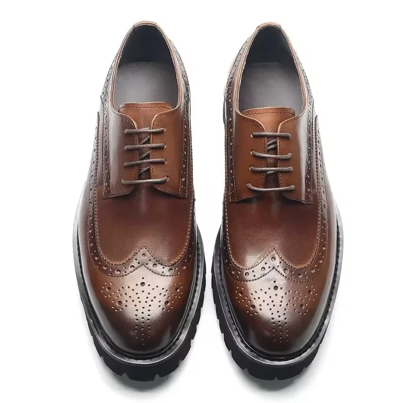 Derby Homme en Cuir Véritable