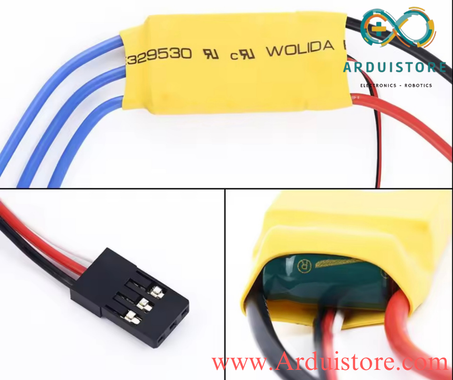 Contrôleur de vitesse de moteur sans balais, adapté aux drones multi-axes à aile fixe, connecteur ESC