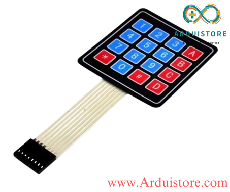 Clavier à Membrane 4x4, 16 touches, commutateur à Membrane, matrice 4x4