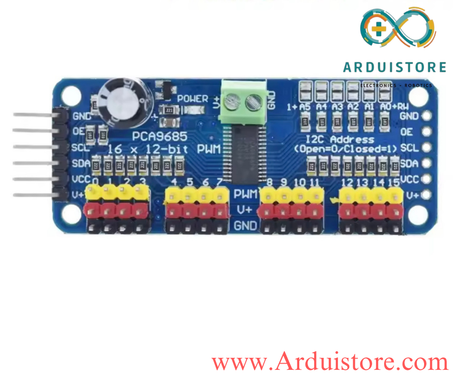 Pilote de bouclier Servo PWM, PCA9685 16 canaux