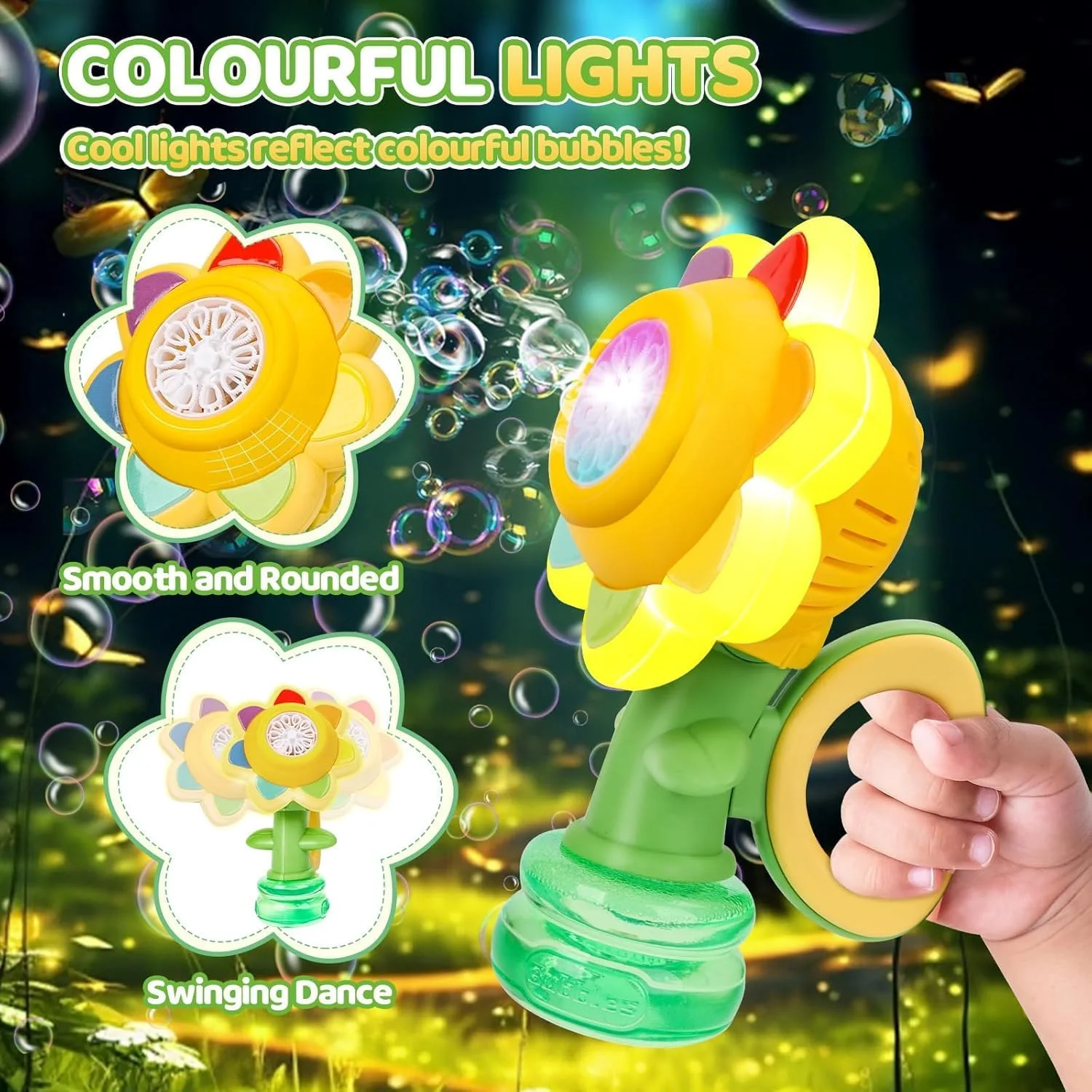 لعبة  صنع فقاعات شكل ورده