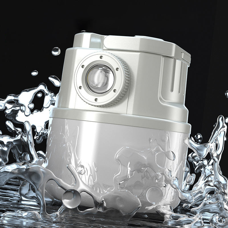 كشاف ليد مزدوج يعمل بالطاقة شمسية