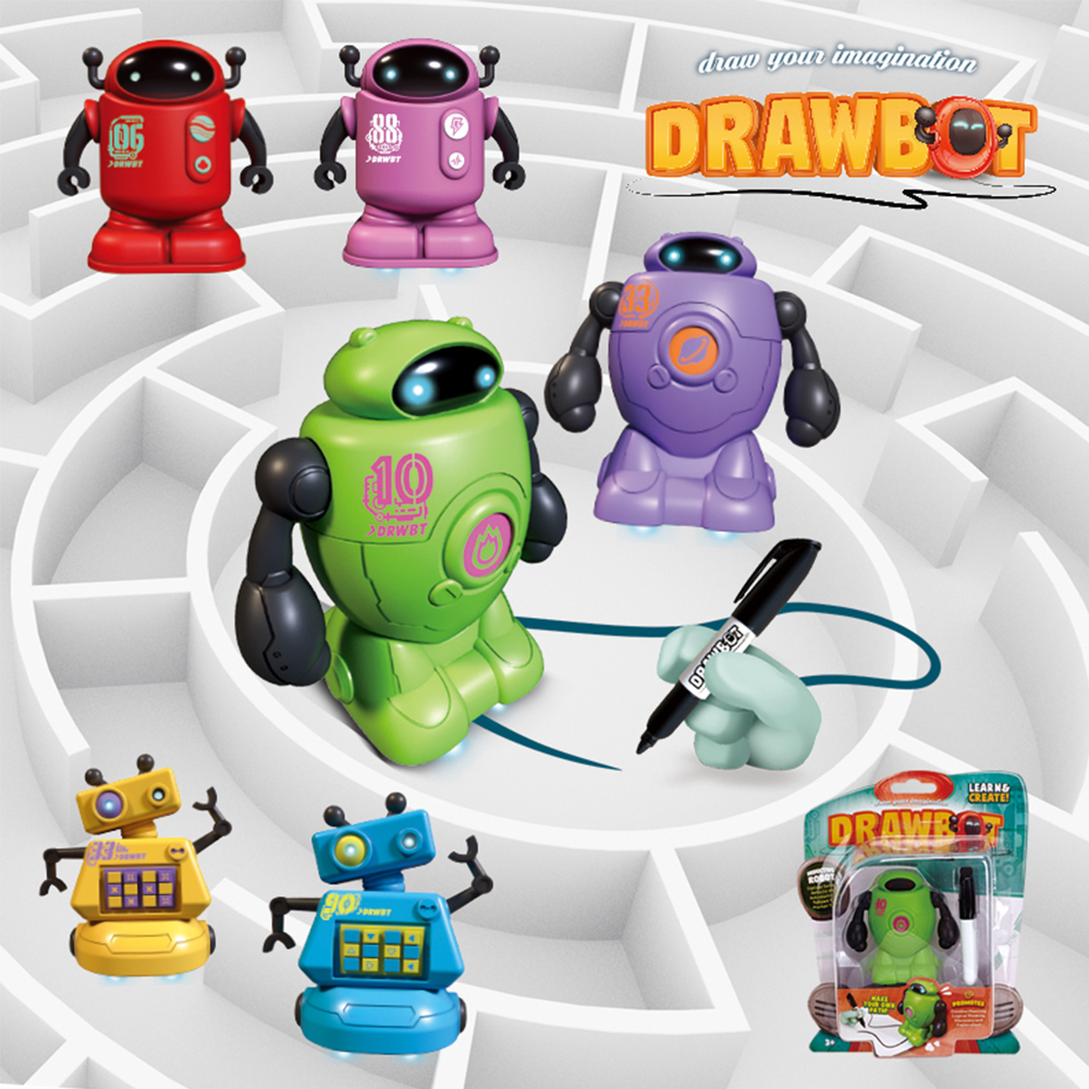 روبوت متتبع أي خط مرسوم