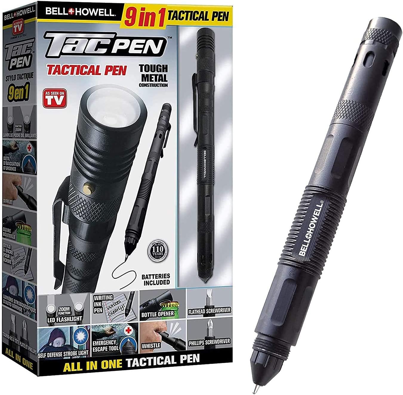 كشاف 9 في 1 طوارئ