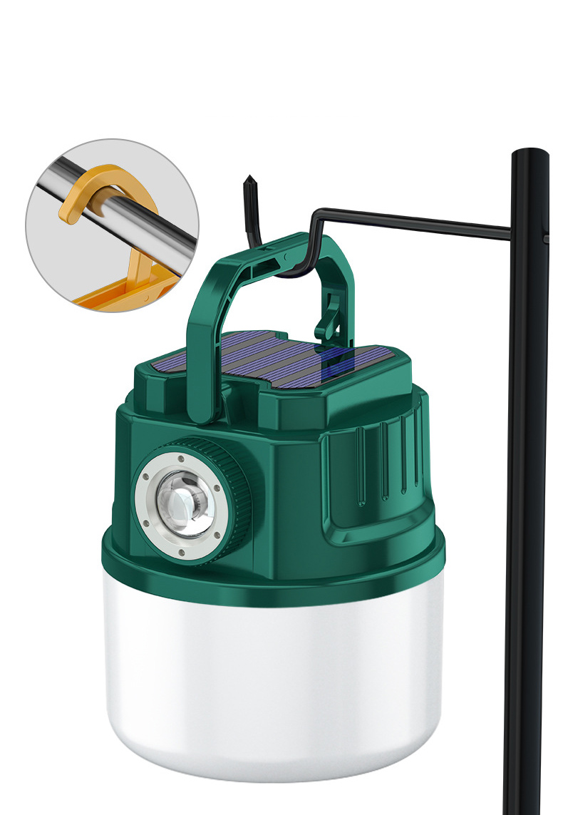 كشاف ليد مزدوج يعمل بالطاقة شمسية