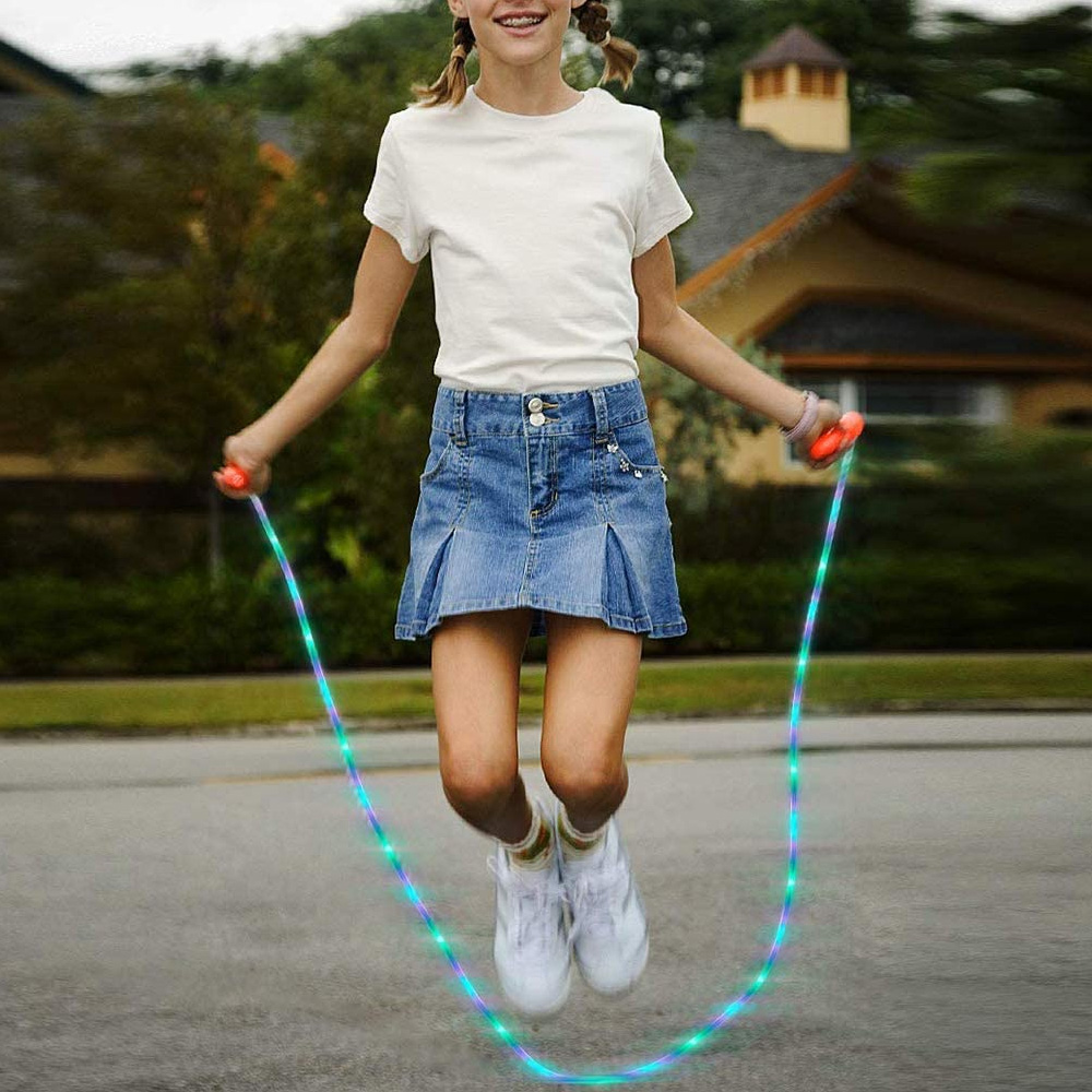 حبل النط المضئ السحري