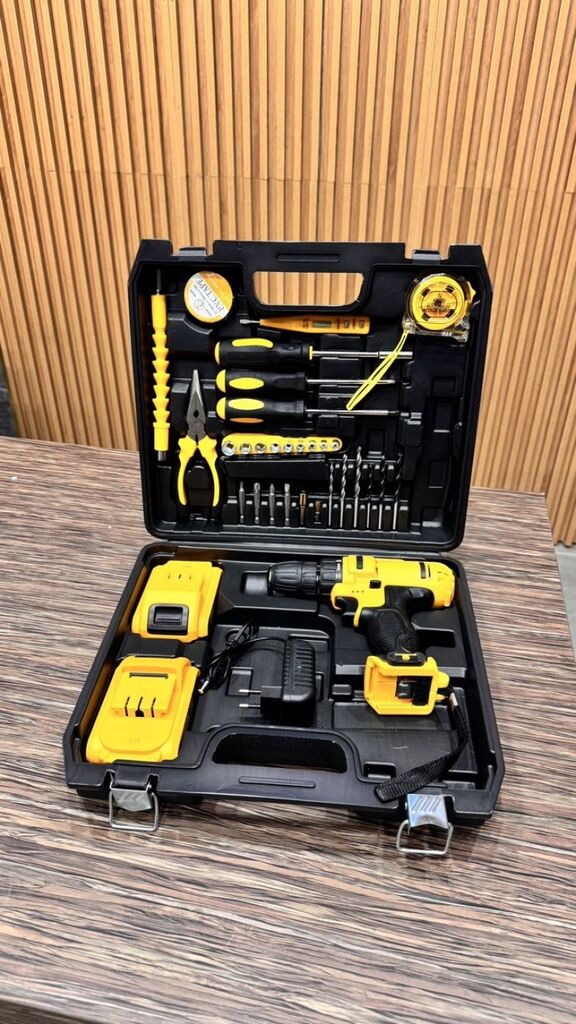 شنيور لاسلكى ببطاريتين 24 فولت 33 قطعة