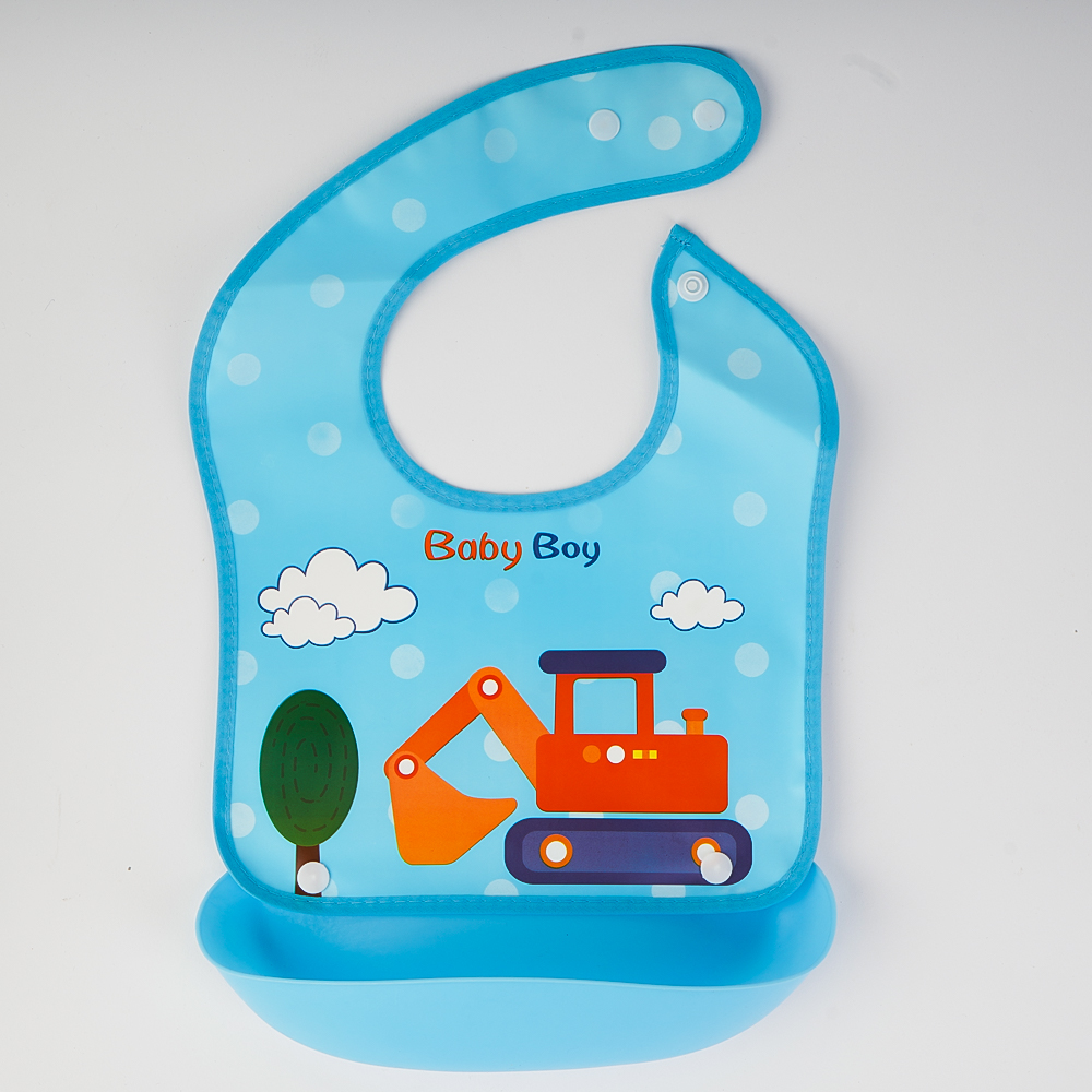 مجموعة تغذية 10 قطع و بافته سيليكون للاولاد