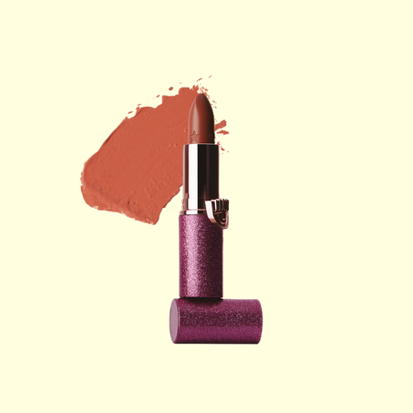 Chiara Ferragni Kiss Fiercely Crimson Brown Stick Lipstick