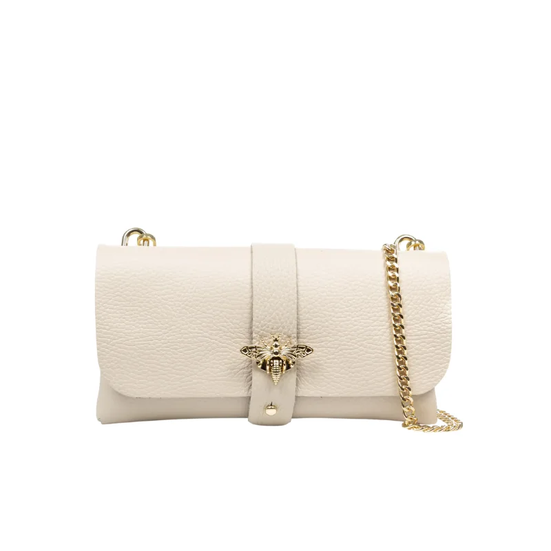 Italian Leather Bee Bag