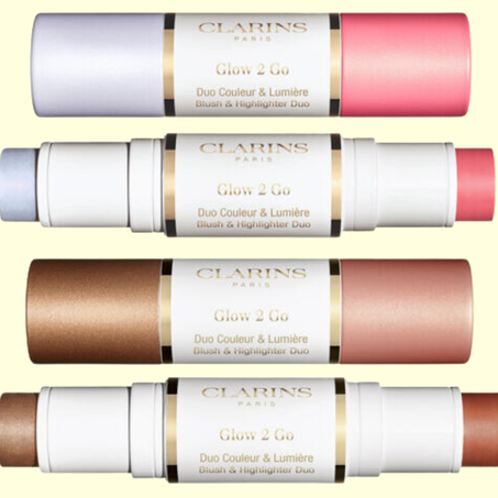 Clarins Glow to Go Blush and Highlighter Duo
