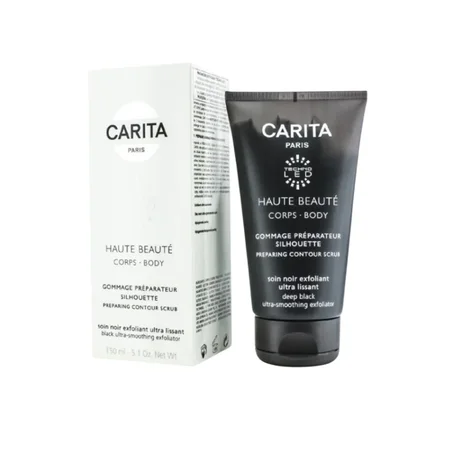 Carita Haute Beauté Corps Gommage Préparateur Silhouette - Soin Noir Exfoliant Ultra Lissant - 150 ml