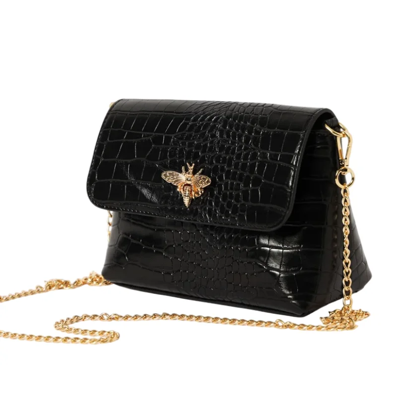 Italian Leather Bee Bag