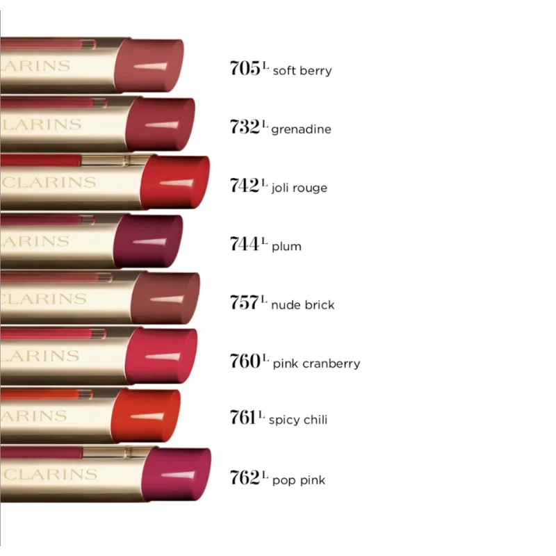 Clarins Joli Rouge Lacquer (Baume Couleur Intense) - 3g