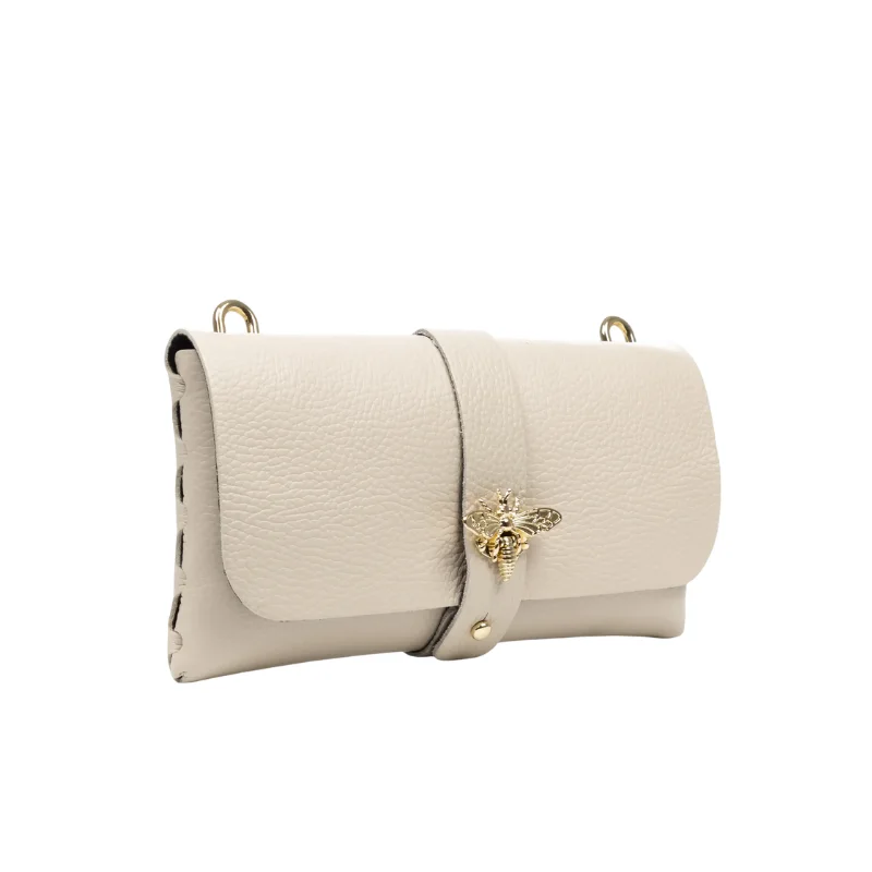Italian Leather Bee Bag