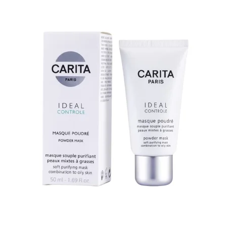 Carita - Idéal Contrôle Masque Poudré - Masque Souple Purifiant Peaux Mixtes à Grasses - 50 ML