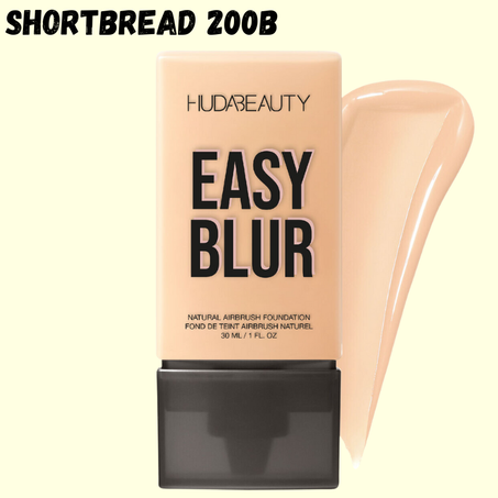 Huda Beauty - Easy Blur Natural Airbrush Foundation with Niacinamide Teintes : Shortbread 200B et Chai 210B