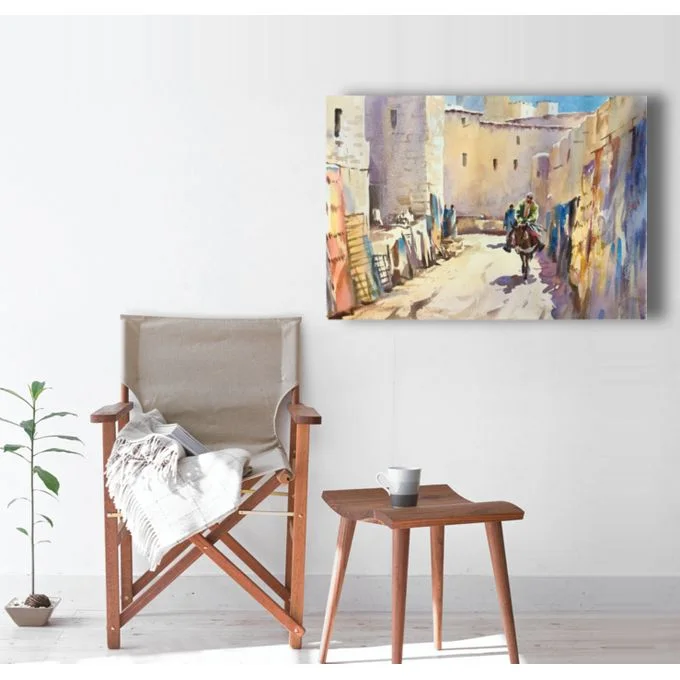 لوحة فنية حائطية مغربية