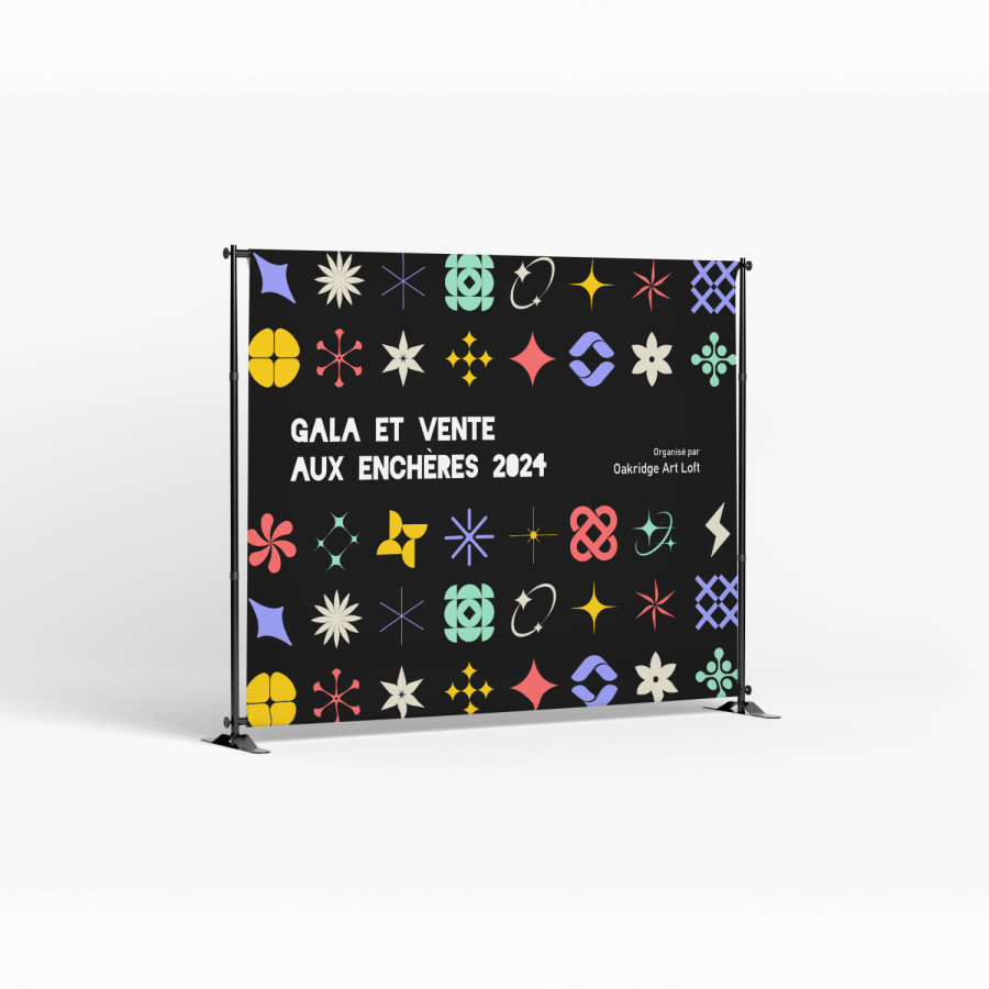 Photocall personnalisé - Impression HD