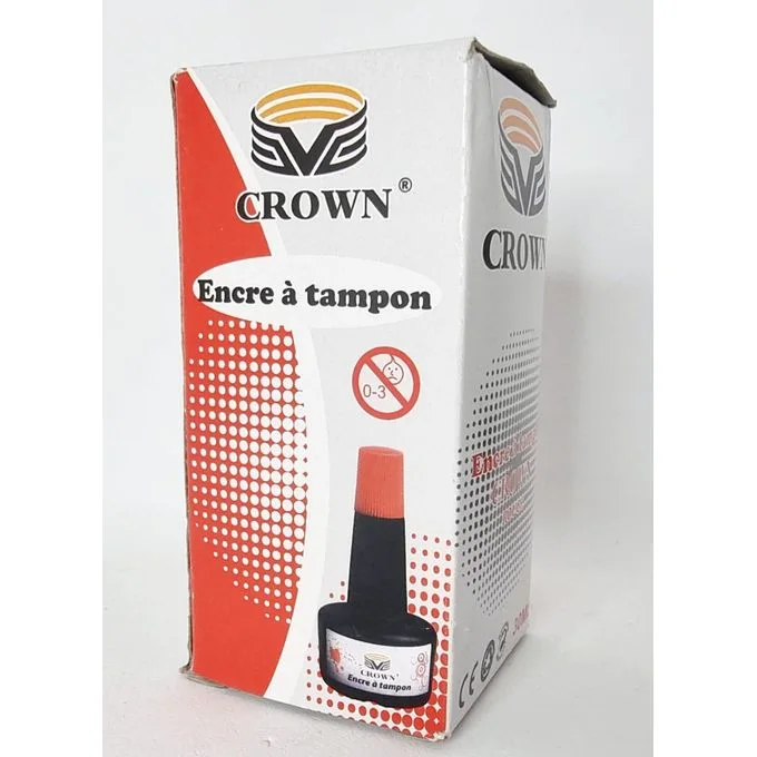 Crown ENCRE POUR TAMPON ENCREUR ROUGE STAMP PAD