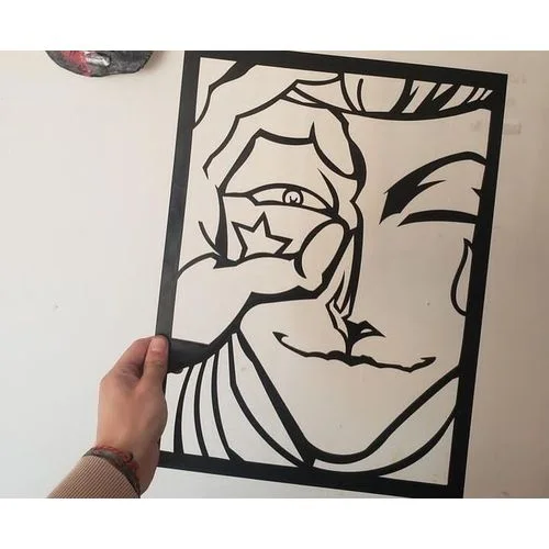 لوح جداري لأنيمي هيسوكا من الخشب لتزيين فني لمساحتك!